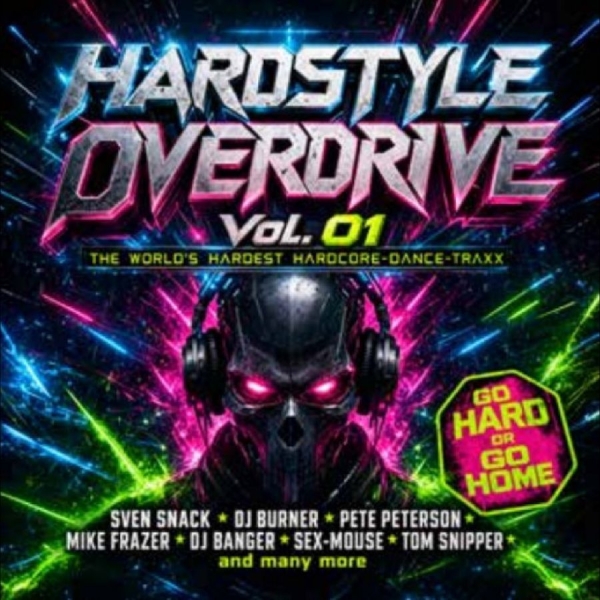 Various Artists - Hardstyle Overdrive Vol. 01 in der Gruppe CD / Kommande / Pop-Rock bei Bengans Skivbutik AB (5691136)