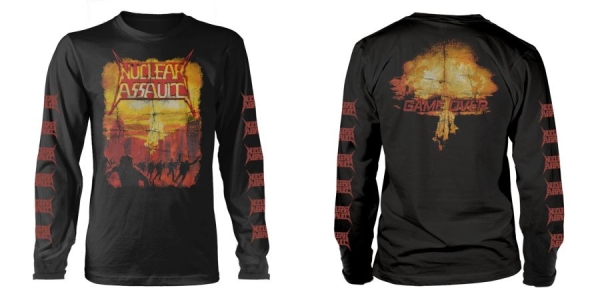 Nuclear Assault - L/S Game Over (L) in der Gruppe MERCHANDISE / T-shirt / Kommande / Hårdrock bei Bengans Skivbutik AB (5691187)