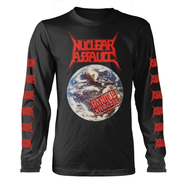 Nuclear Assault - L/S Handle With Care (Xxxl) in der Gruppe MERCHANDISE / T-shirt / Kommande / Hårdrock bei Bengans Skivbutik AB (5691216)