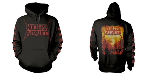 Nuclear Assault - Hood - Game Over (S) in der Gruppe MERCHANDISE / Kapuzenpullover / Kommande / Hårdrock bei Bengans Skivbutik AB (5691230)