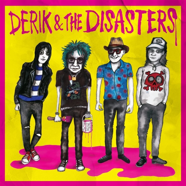 Derik & The Disasters - Derik & The Disasters (Pink Vinyl L in der Gruppe VINYL / Kommande / Pop-Rock bei Bengans Skivbutik AB (5691342)