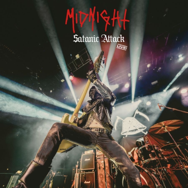 Midnight - Satanic Attack Live! in der Gruppe CD / Kommande / Hårdrock bei Bengans Skivbutik AB (5691353)