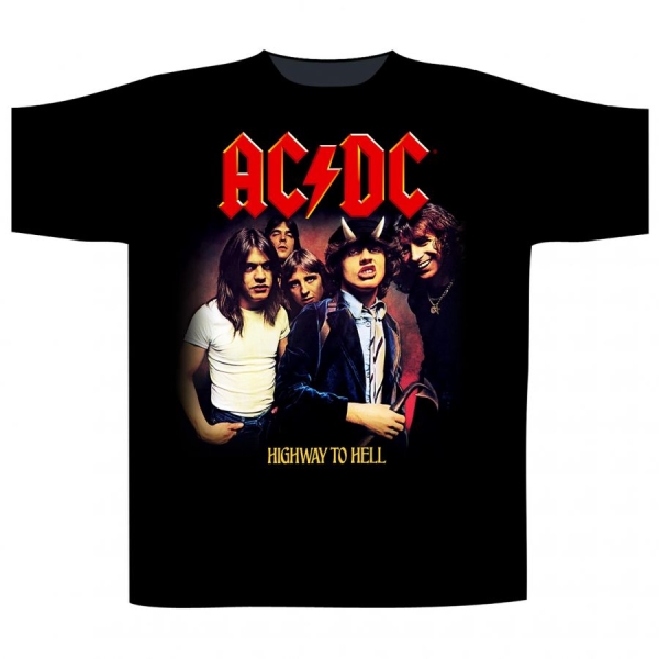 Ac/Dc - T/S Higway To Hell (S) in der Gruppe MERCHANDISE / T-shirt / Kommande / Hårdrock bei Bengans Skivbutik AB (5691372)