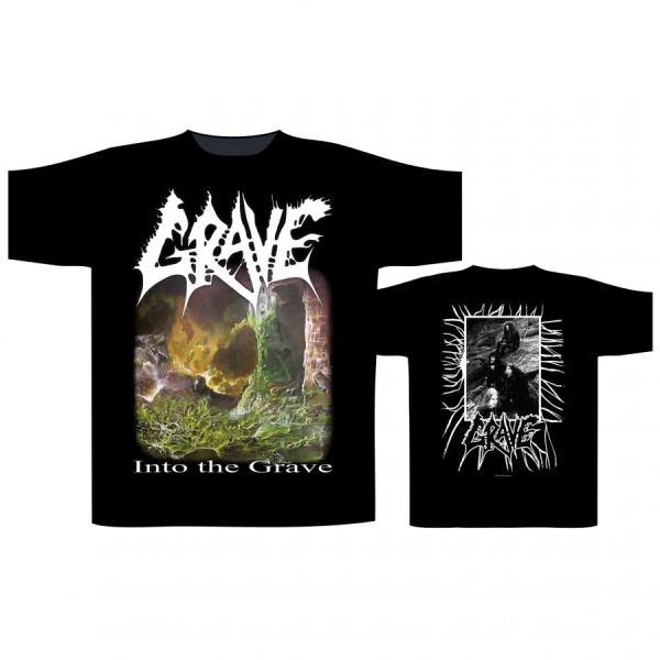 Grave - T/S Into The Grave (M) in der Gruppe MERCHANDISE / T-shirt / Kommande / Hårdrock bei Bengans Skivbutik AB (5691376)