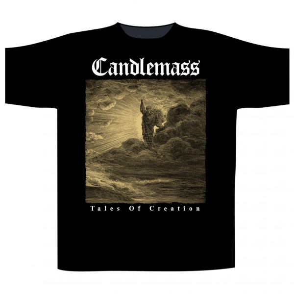 Candlemass - T/S Tales Of Creation (L) in der Gruppe MERCHANDISE / T-shirt / Kommande / Hårdrock bei Bengans Skivbutik AB (5691385)