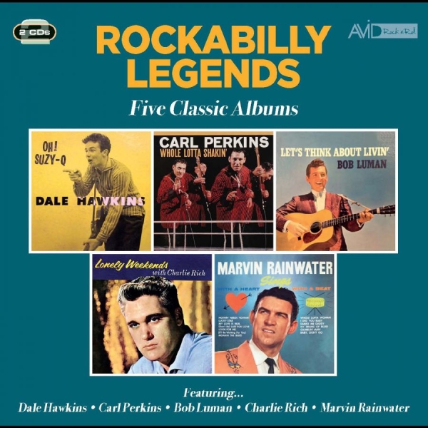 Hawkins / Perkins / Luman / Rich / - Rockabilly Legends - Five Classic A in der Gruppe CD / Kommande / Pop-Rock bei Bengans Skivbutik AB (5691589)