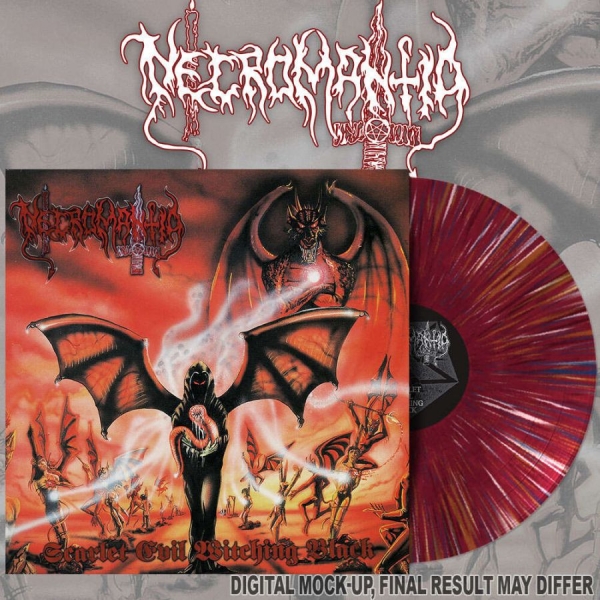Necromantia - Scarlet Evil Witching Black (Cherry in der Gruppe VINYL / Kommande / Hårdrock bei Bengans Skivbutik AB (5691606)