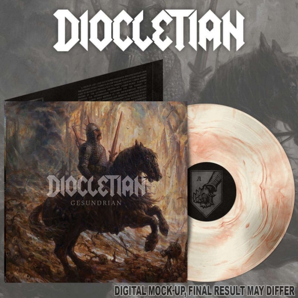 Diocletian - Gesundrian (Bone W/ Oxblood Marbled in der Gruppe VINYL / Kommande / Hårdrock bei Bengans Skivbutik AB (5691608)