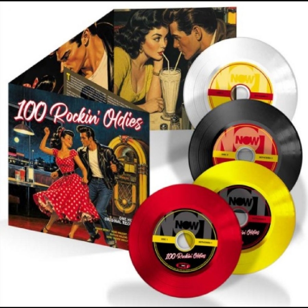 Various Artists - 100 Rockin' Oldies in der Gruppe CD / Kommande / Pop-Rock bei Bengans Skivbutik AB (5691854)