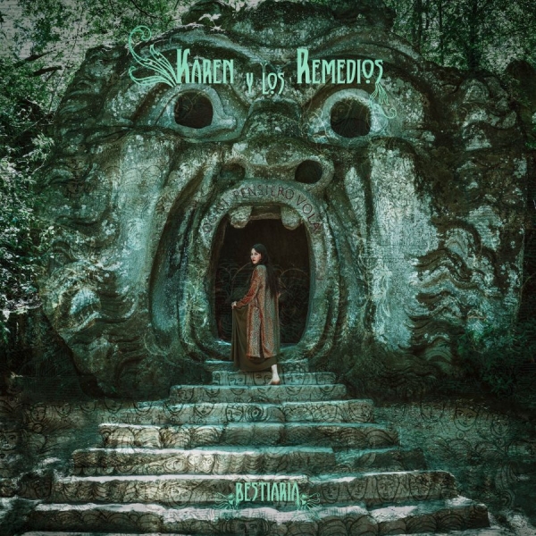 Karen Y Los Remedios - Bestiaria (Iridescent Green Vinyl) in der Gruppe VINYL / Kommande / World Music bei Bengans Skivbutik AB (5691904)