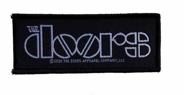 Doors The - Patch Logo (4 Cm X 10,1 Cm) in der Gruppe MERCHANDISE / Accessoarer / Kommande / Pop-Rock bei Bengans Skivbutik AB (5691985)