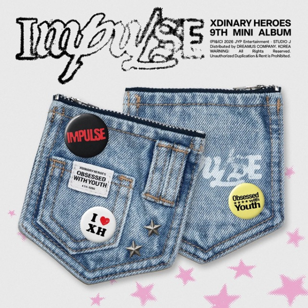 Xdinary Heroes - Impulse (Denim Pouch Ver.) in der Gruppe CD / Kommande / K-Pop bei Bengans Skivbutik AB (5692000)