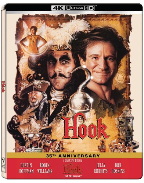 Movie - Hook (35Th Ltd Steelbook 2-Disc / 4K Uhd + Blu-Ray) in der Gruppe FILM / Film UHD-4K / / bei Bengans Skivbutik AB (5692026)
