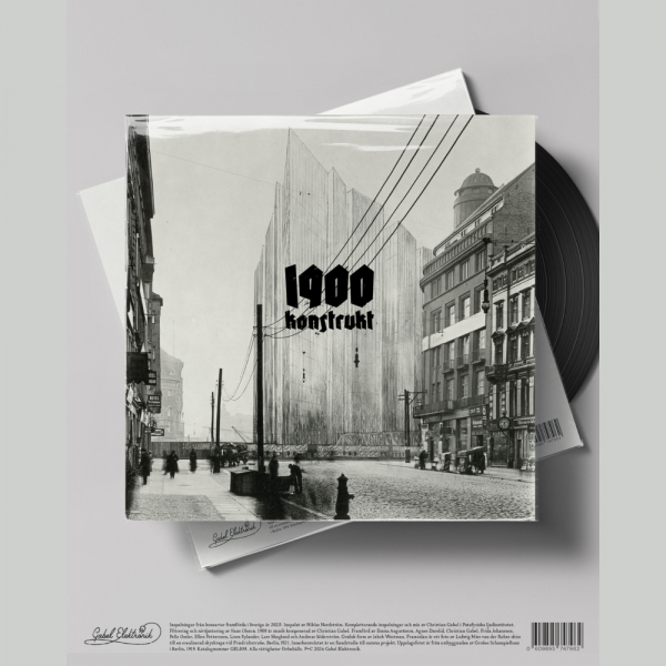 1900 - Konstrukt (Black Vinyl LP) in der Gruppe VINYL / Kommande / Pop-Rock,Svensk Musik bei Bengans Skivbutik AB (5692202)
