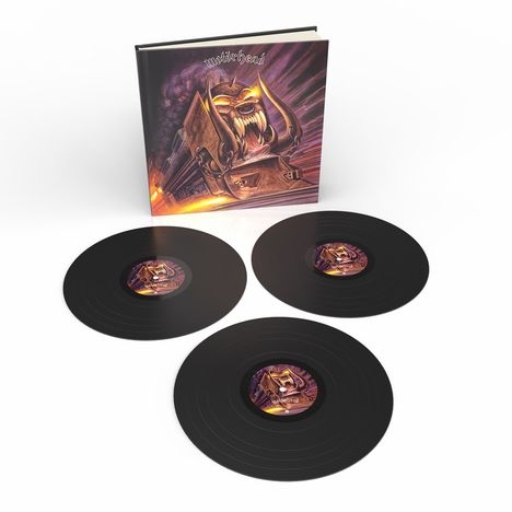 Motörhead - Orgasmatron (40th Anniversary Edition - Bookpack / 3LP) in der Gruppe VINYL / Kommande / Hårdrock,Pop-Rock bei Bengans Skivbutik AB (5692211)