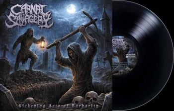 Carnal Savagery - Sickening Acts Of Barbarity (Black in der Gruppe VINYL / Kommande / Hårdrock bei Bengans Skivbutik AB (5692240)