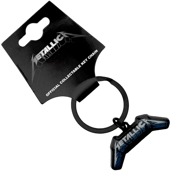 Metallica - Blue Shadow Logo Keychain in der Gruppe MERCHANDISE / Schlüsselanhänger / / bei Bengans Skivbutik AB (5692759)