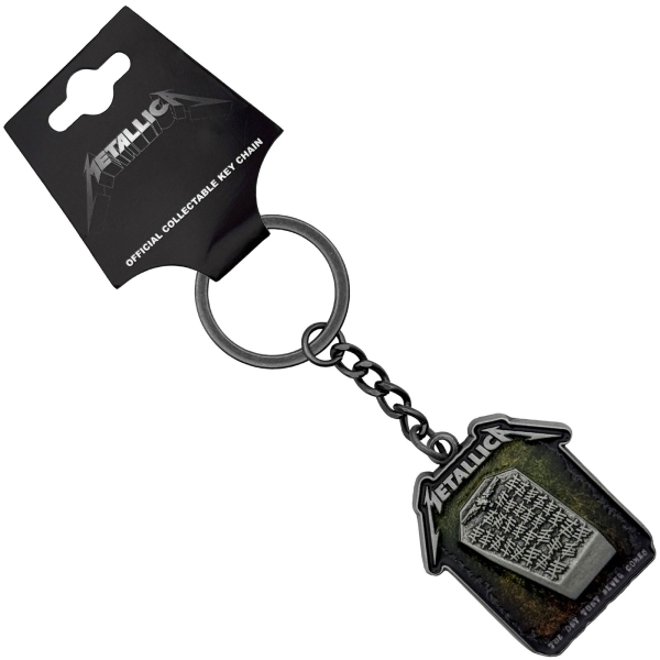Metallica - Never Die Tombstone Keychain in der Gruppe MERCHANDISE / Schlüsselanhänger /  /  bei Bengans Skivbutik AB (5692763)