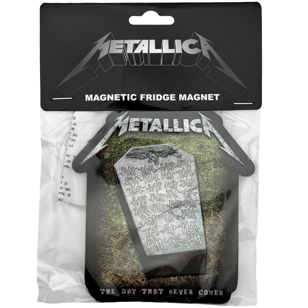 Metallica - Never Die Tombstone Magnet in der Gruppe MERCHANDISE / Magnet /  /  bei Bengans Skivbutik AB (5692770)