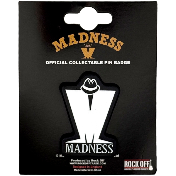 Madness - M Logo Pin Badge in der Gruppe MERCHANDISE / Pin-Button Badge / / bei Bengans Skivbutik AB (5692783)