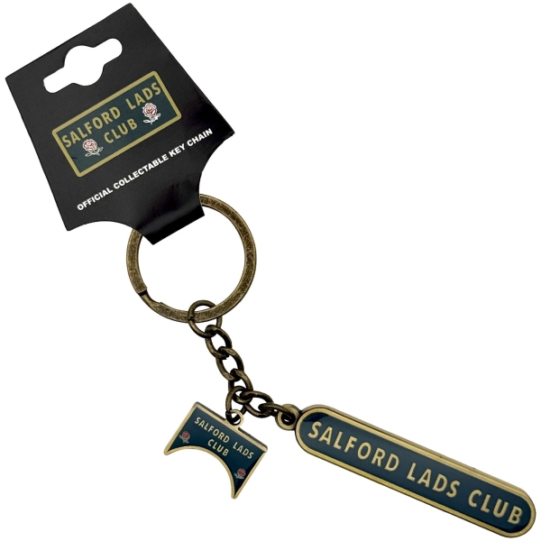 Salford Lads Club - Logo Charm Keychain in der Gruppe MERCH / Accessoires / Schlüsselanhänger bei Bengans Skivbutik AB (5692784)