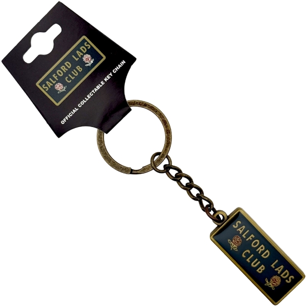 Salford Lads Club - Box Logo Keychain in der Gruppe MERCH / Accessoires / Schlüsselanhänger bei Bengans Skivbutik AB (5692785)