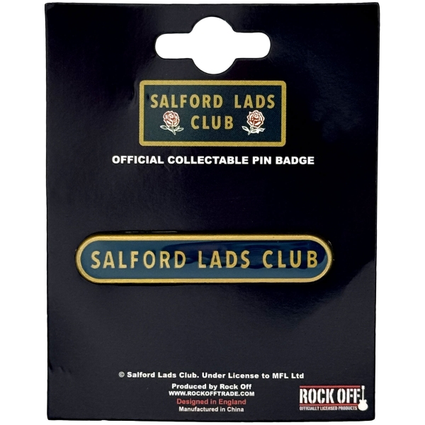 Salford Lads Club - Logo Pin Badge in der Gruppe MERCH / Accessoires / Pins & Buttons bei Bengans Skivbutik AB (5692786)