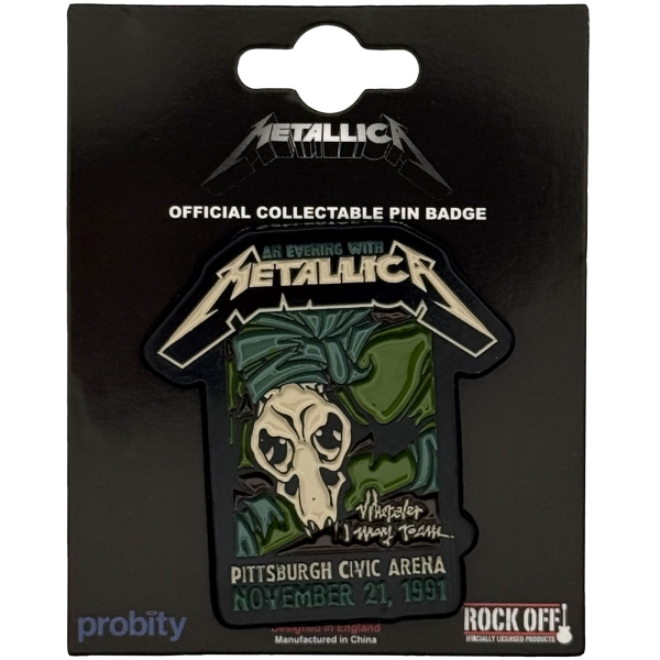 Metallica - Roam Tour Pin Badge in der Gruppe MERCH / Accessoires bei Bengans Skivbutik AB (5692787)