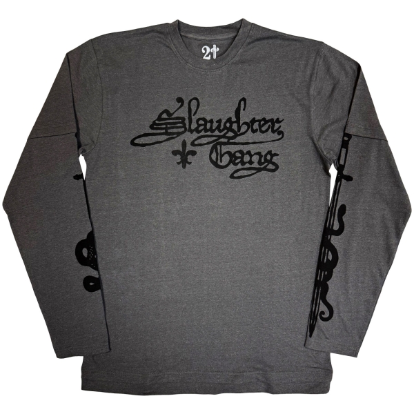 21 Savage - Slaughter Gang Uni Char Layered Longsleeve in der Gruppe MERCHANDISE / T-shirt / Nyheter / Hip Hop-Rap bei Bengans Skivbutik AB (5692966r)