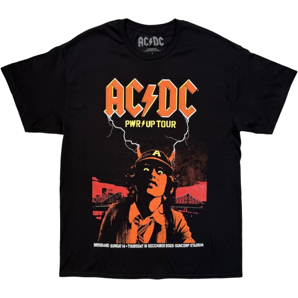 Ac/Dc - Brisbane Uni Bl T-Shirt in der Gruppe MERCHANDISE / T-shirt / Nyheter / Hårdrock bei Bengans Skivbutik AB (5692970r)