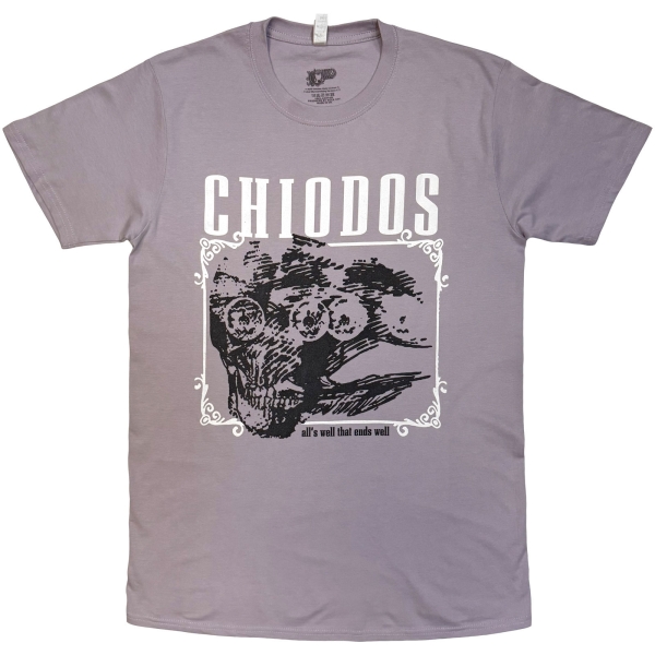 Chiodos - Awtew Faded Face Uni Purp T-Shirt in der Gruppe MERCHANDISE / T-shirt / Nyheter / Hårdrock bei Bengans Skivbutik AB (5692980r)