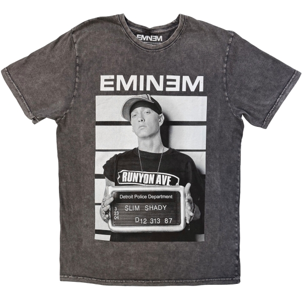 Eminem - Arrest Stone Wash Uni Char T-Shirt in der Gruppe MERCHANDISE / T-shirt / Nyheter / Hip Hop-Rap bei Bengans Skivbutik AB (5692985r)