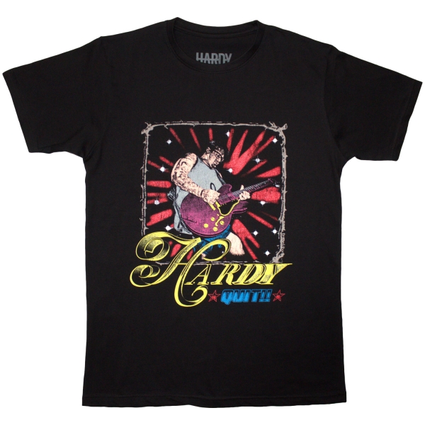 Hardy - Quit!! Guitar Uni Bl T-Shirt in der Gruppe MERCHANDISE / T-shirt / Nyheter / Country bei Bengans Skivbutik AB (5692995r)