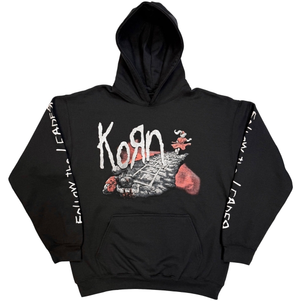 Korn - Follow The Leader Uni Bl Hoodie in der Gruppe MERCHANDISE / Kapuzenpullover / Nyheter / Hårdrock bei Bengans Skivbutik AB (5692999r)