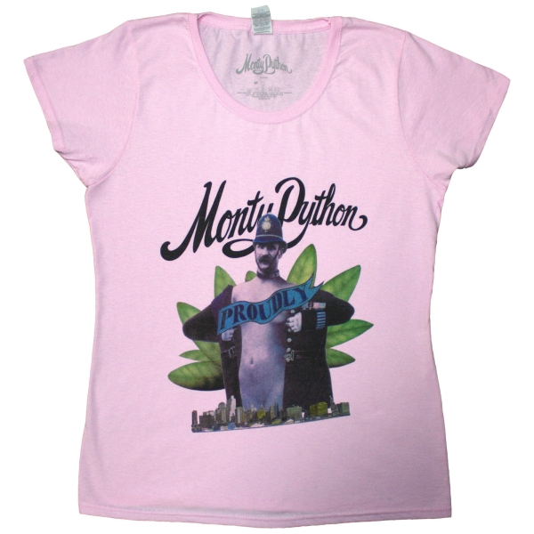 Monty Python - Proudly Lady Pink T-Shirt in der Gruppe MERCHANDISE / T-shirt / Nyheter / Film-Musikal bei Bengans Skivbutik AB (5693009r)