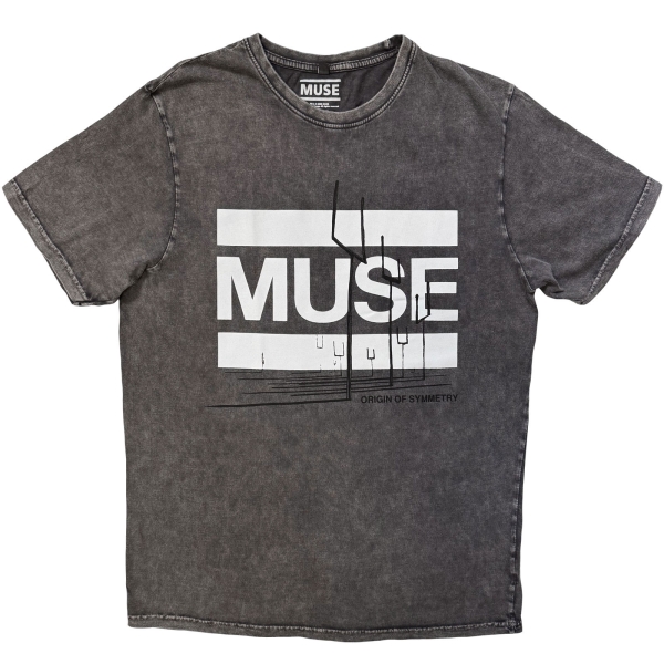 Muse - Origin Of Symmetry Stone Wash Uni Char T-Shirt in der Gruppe MERCHANDISE / T-shirt / Nyheter / Pop-Rock bei Bengans Skivbutik AB (5693011r)
