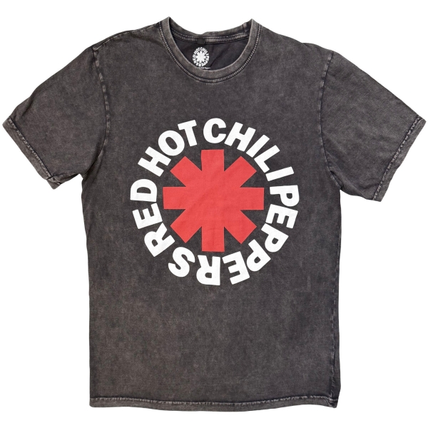 Red Hot Chili Peppers - Classic Asterisk Stone Wash Uni Char T-Shirt in der Gruppe MERCHANDISE / T-shirt / Nyheter / Pop-Rock bei Bengans Skivbutik AB (5693021r)