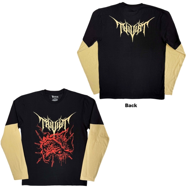 Trivium - Red Demon Uni Bl/Sand Layered Longsleeve in der Gruppe MERCHANDISE / T-shirt / Nyheter / Hårdrock bei Bengans Skivbutik AB (5693031r)