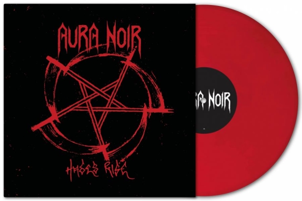 Aura Noir - Hades Rise (Red Vinyl Lp) in der Gruppe VINYL / Kommande / Hårdrock bei Bengans Skivbutik AB (5693174)