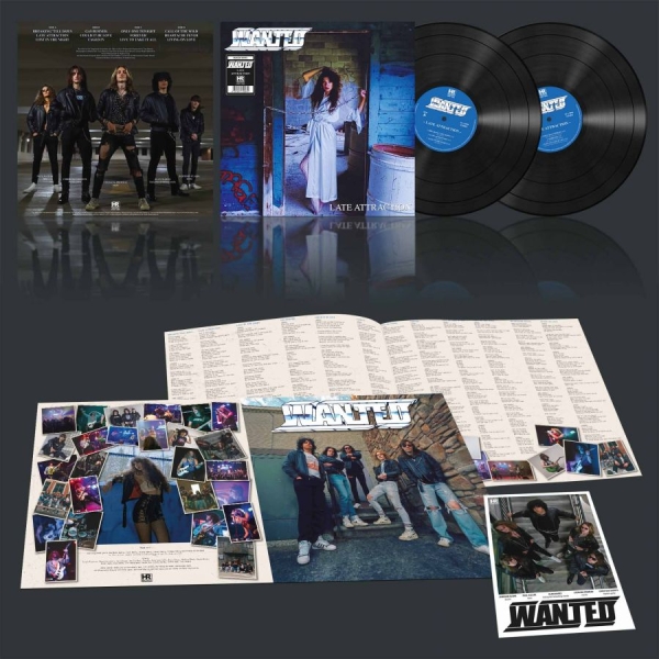 Wanted - Late Attraction (2 Lp Black Vinyl) in der Gruppe VINYL / Kommande / Hårdrock bei Bengans Skivbutik AB (5693199)