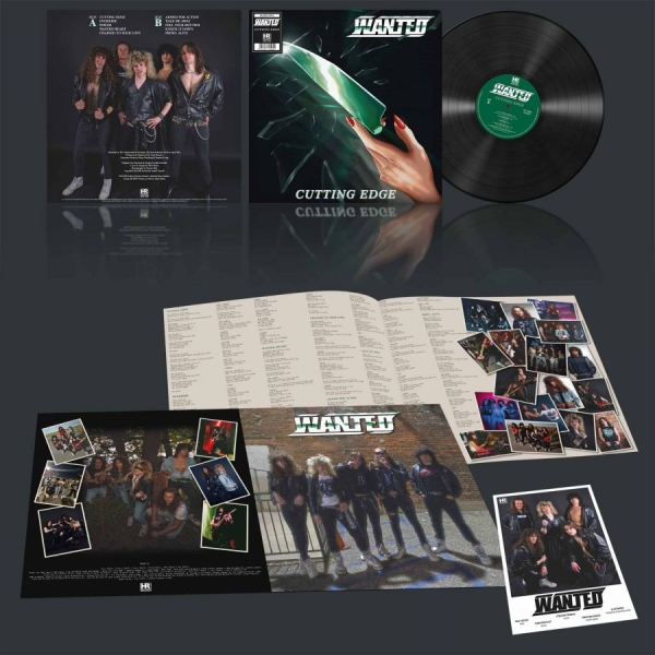Wanted - Cutting Edge (Black Vinyl Lp) in der Gruppe VINYL / Kommande / Hårdrock bei Bengans Skivbutik AB (5693200)
