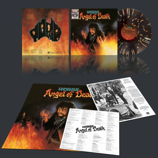 Hobbs Angel Of Death - Hobbs Angel Of Death (Fire Splatter in der Gruppe VINYL / Kommande / Hårdrock bei Bengans Skivbutik AB (5693205)
