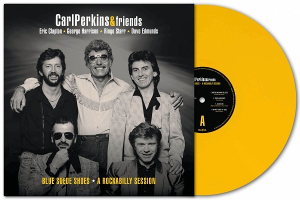 Carl Perkins & Friends - Blue Suede Shoes - A Rockabilly Ses in der Gruppe VINYL / Kommande / Pop-Rock bei Bengans Skivbutik AB (5693356)