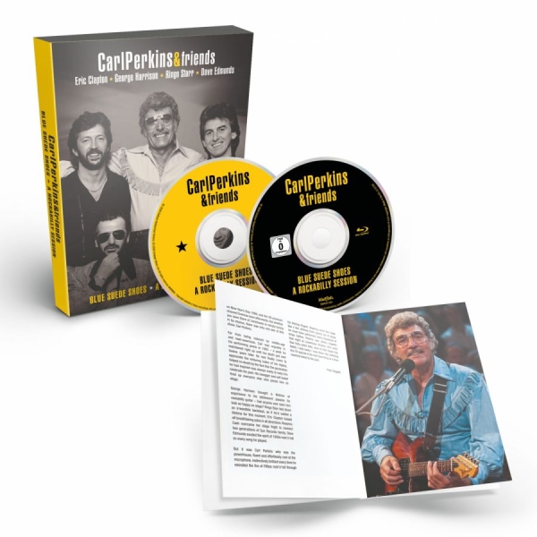 Carl Perkins & Friends - Blue Suede Shoes - A Rockabilly Ses in der Gruppe MUSIK / CD+Blu-ray / Kommande / Pop-Rock bei Bengans Skivbutik AB (5693357)