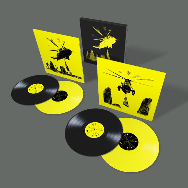 Mogwai - Happy Tears (4Lp, Black, Yellow Vinyl, Embossed O Card) in der Gruppe VINYL / Kommande / Pop-Rock bei Bengans Skivbutik AB (5693489)
