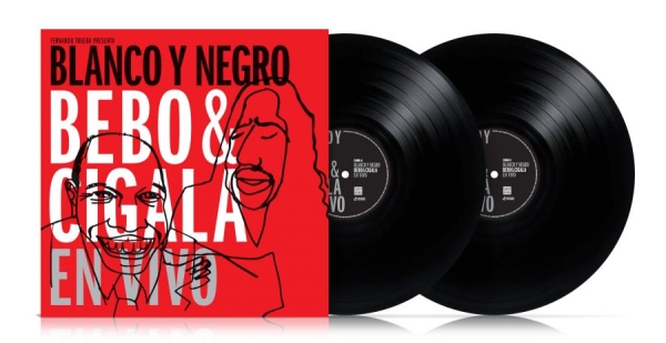 Bebo & Cigala - Blanco And Negro - En Vivo (2 Lp Bl in der Gruppe VINYL / Kommande / Jazz bei Bengans Skivbutik AB (5693582)