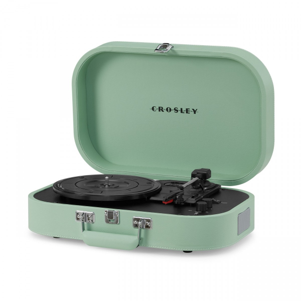 Vinylspelare - Discovery Portable Turntable (Seafoam) in der Gruppe Geräte & Zubehör / Plattenspieler bei Bengans Skivbutik AB (5693697)