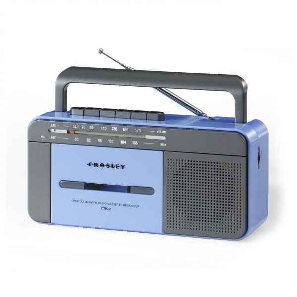 Kassettspelare - Ct102 Cassette Player (Blue/Grey)  (Uk Adapter) in der Gruppe  bei Bengans Skivbutik AB (5693700)