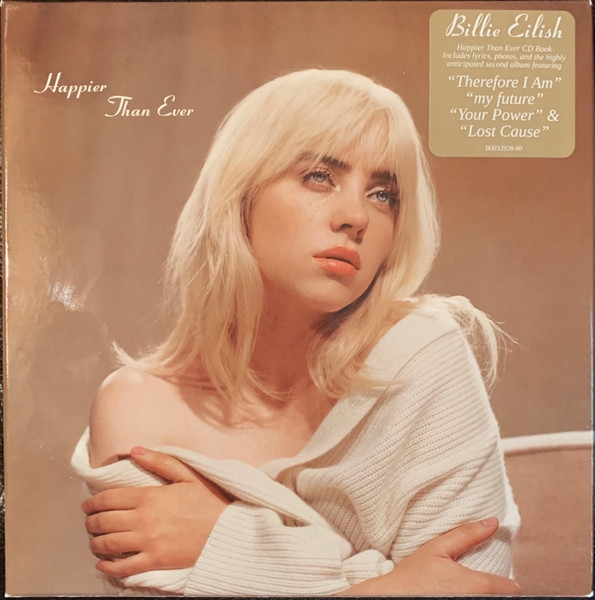 Billie Eilish - Happier Than Ever (X) (Cd/Photo Book) in der Gruppe CD / Pop-Rock bei Bengans Skivbutik AB (5693822)