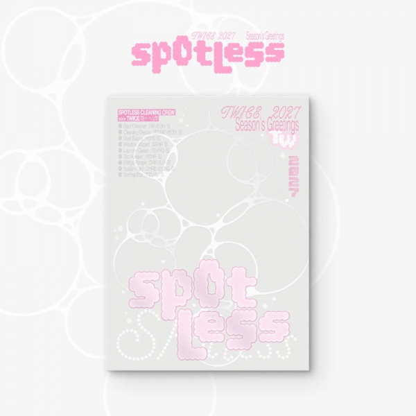 Twice - 2027 Seasons Greetings - Spotless + Apple in der Gruppe MERCHANDISE / Merch / Kommande / K-Pop bei Bengans Skivbutik AB (5693894)
